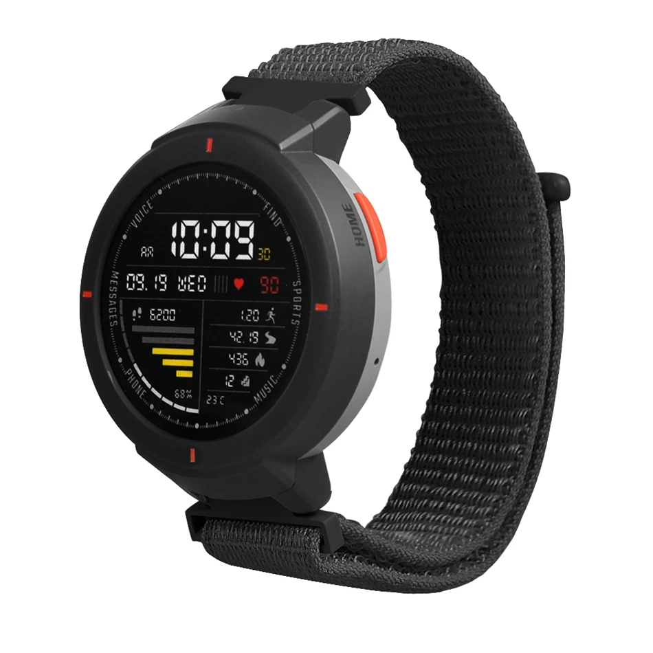 YUEDAER нейлоновый ремешок для Amazfit Verge ремешок петля нейлоновый ремешок для часов Замена для Xiaomi Amazfit Verge полосы для Amazfit 3