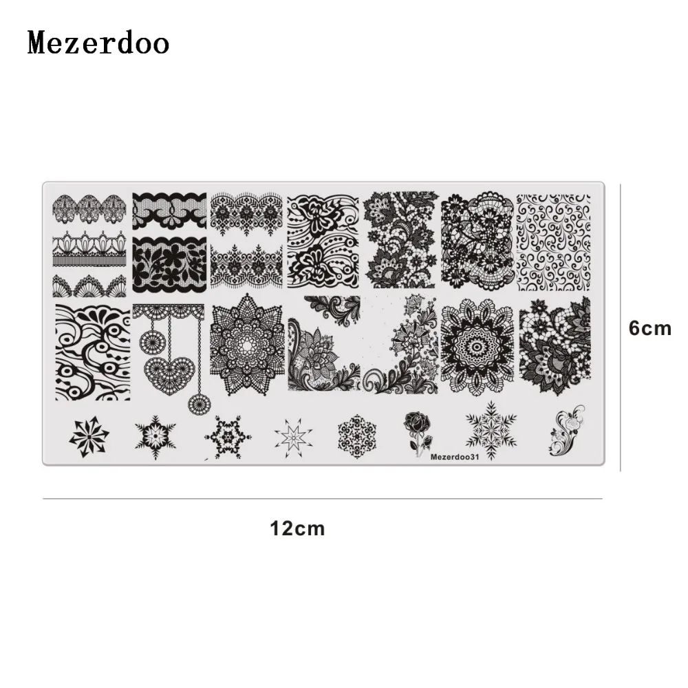 Винтажные шаблоны с кружевом и цветочным рисунком штамповка стандартный шаблон