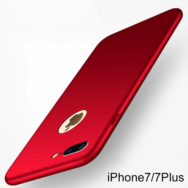 Мобильный телефон Ультратонкий чехол для iPhone 6 6s 7 8 Plus X защитная задняя крышка