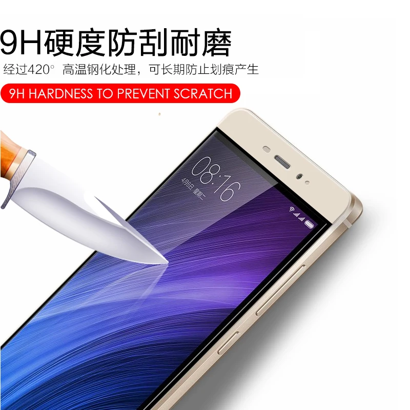 Wangcangli закаленное стекло для Xiaomi Redmi 4X 4A защита экрана Защитное redmi note 4 pro |