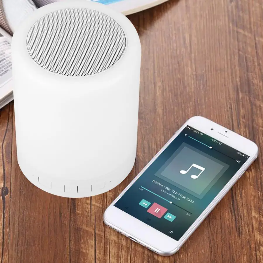 Беспроводной Bluetooth 4 1 динамик светодиодный свет два в одном низкое искажение