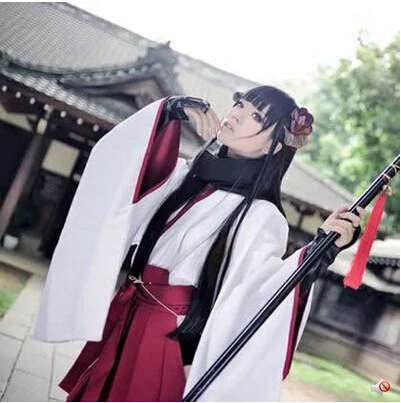 Аниме Inu x Boku SS косплей ширакиин ририко обратный экстракт комплект кимоно cos