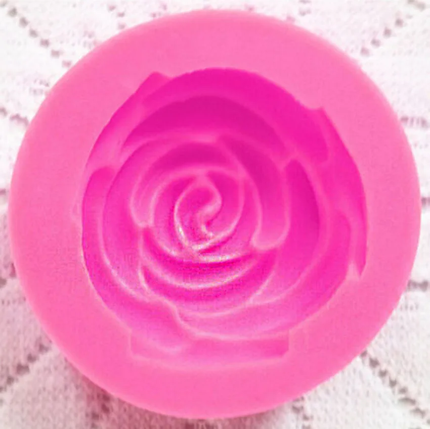 

DIY 3D Роза Цветочные украшения инструмент силиконовая помадка торт шоколадный мастика плесень
