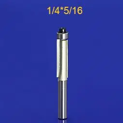 

5pcs High performance to price ratio Long Cutting Edges 1/4" x 5/16" Bearing Straight Router Bit