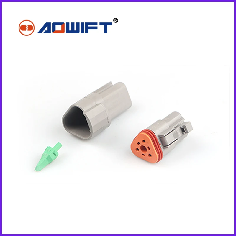 1 компл. 3 pin/полостей водонепроницаемые женские deutsch dt авто разъем DT06-3S-E003/AT06-3S-EC01 |