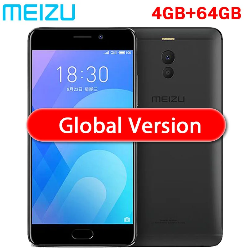 Глобальная версия Meizu M6 Примечание 4G B Оперативная память 6 Встроенная LTE