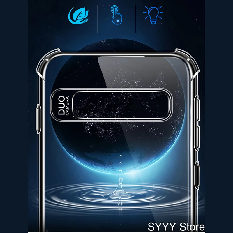 Прозрачный чехол для телефона Samsung Galaxy A40 A30 A50 S10 S9 S8 Plus Note 9 8 S6 S7 Edge J4 A7 A5 2018 HD мягкий