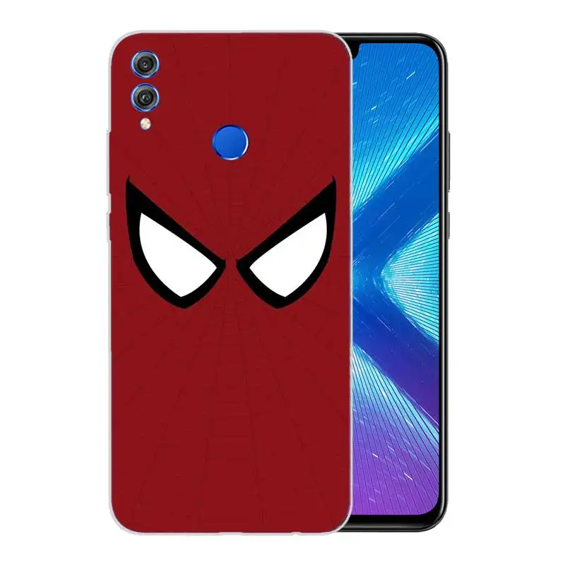 Мягкий с рисунком из ТПУ Корпус чехол для Huawei Honor V20 8X 7 8 9 10 lite 7X 8A V9 Play матовый Fundas