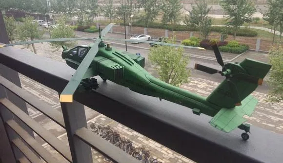 1:48 Американский Ач-64 Апач военный вертолет ач-64 Апач 3D бумажная модель DIY игрушки