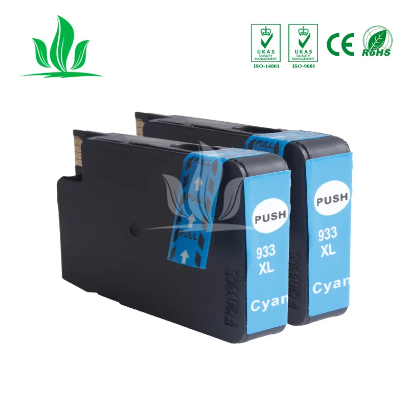 2 шт. 932XL 933XL совместимые картриджи для hp OfficeJet 6100 6600 6700 7110 7610 7612 932 933 принтер