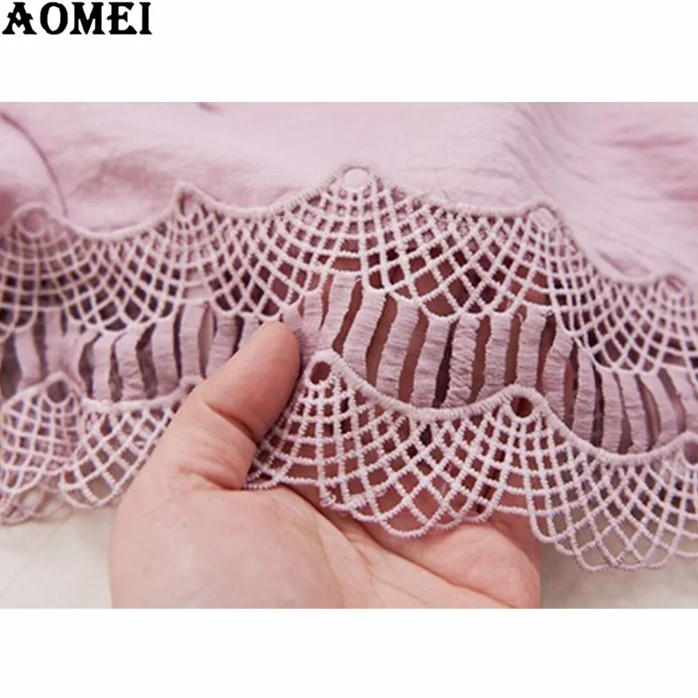 Платье женское кружевное с открытыми плечами повседневное Плиссированное на