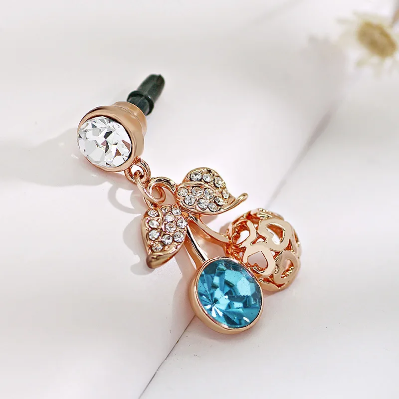 Small Cherry Cute Mobile Phone Dust Plug Fashion Accessories Earplugs | Мобильные телефоны и аксессуары
