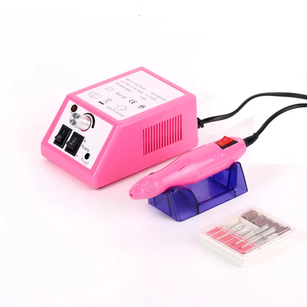 Beau Gel Professional Electric Nail Drill Manicure Machine Files Tools Kit Grinding Glazing Pedicure Tool 20000RPM | Красота и