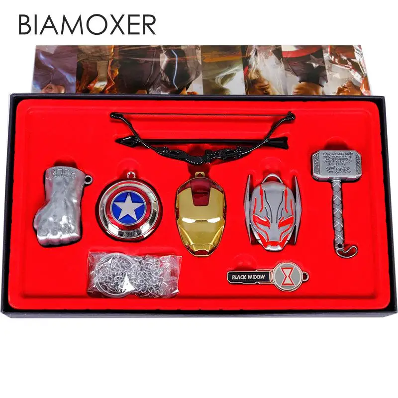 Biamoxer Мстители 3 танос Бесконечность перчатки Капитан Америка оружие Косплей