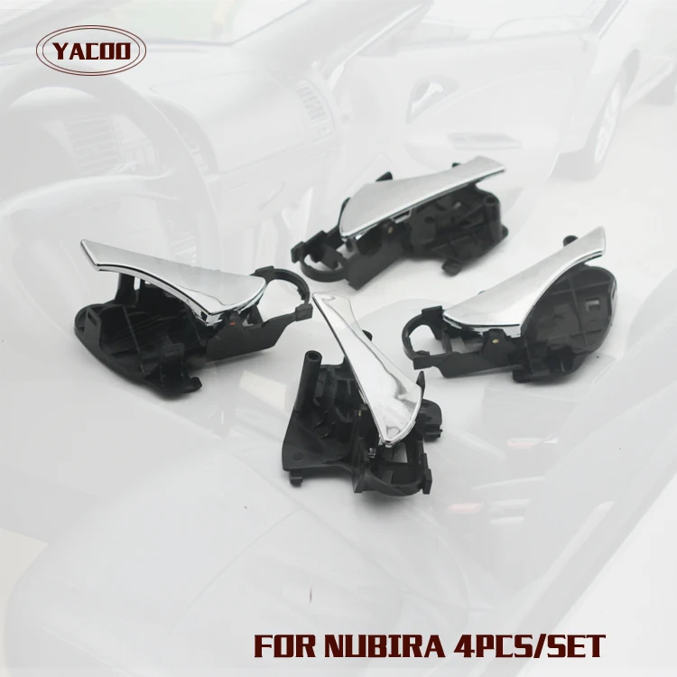 4 шт. набор для салона автомобиля ручка двери DAEWOO NUBIRA OEM:96296170 96296171 96296168 96296169 |