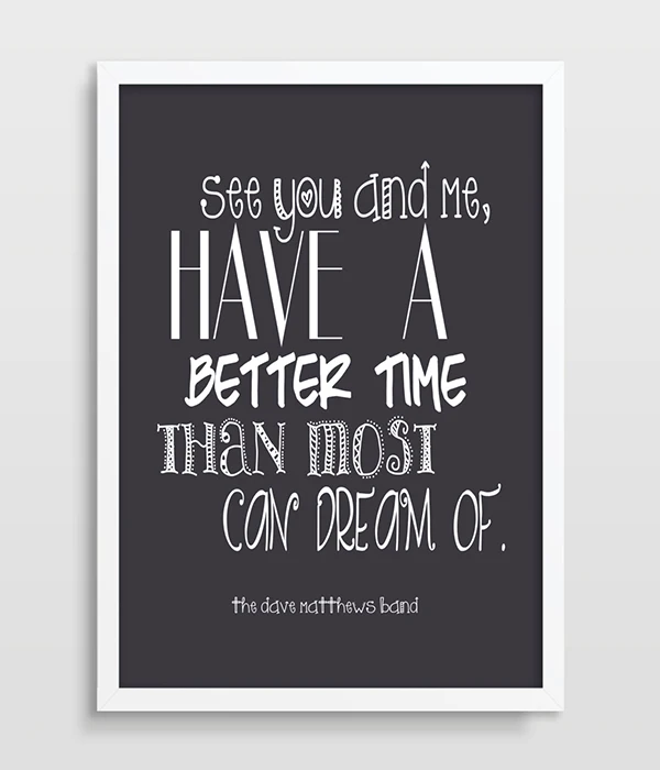 Печать домашнего декора художественная картина вдохновляющая Цитата типография