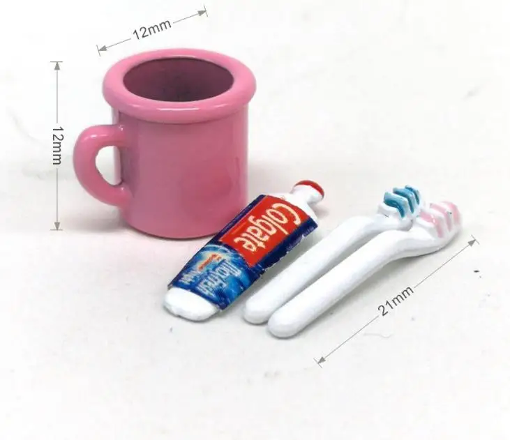 1 набор новинка чашка для зубной пасты кукольный домик миниатюрные аксессуары