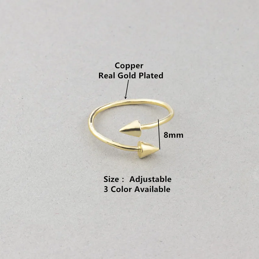 2017 свадебный подарок Винтаж Bague Роковой Бохо украшения золотой Цвет Регулируемый