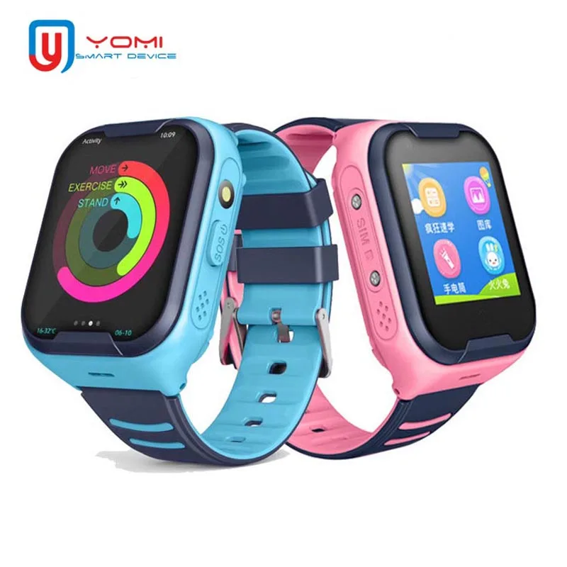 Новые смарт-часы для детей 4G Android Smartwatch водонепроницаемые gps wifi определение местоположения видео звонок WhatsAPP дистанционное управление цифровые наручные часы