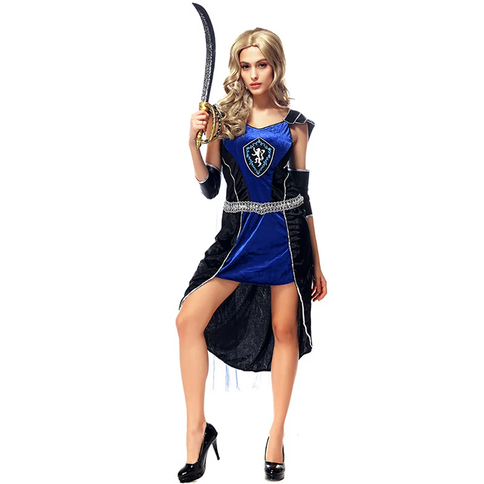Греческая богиня древняя воин Европейская и американская игра униформа Хэллоуин
