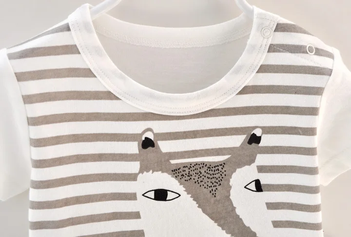 1 шт. детское хлопковое боди с рисунком животных 3 9 месяцев|baby cotton bodysuits|girl bodysuitbaby