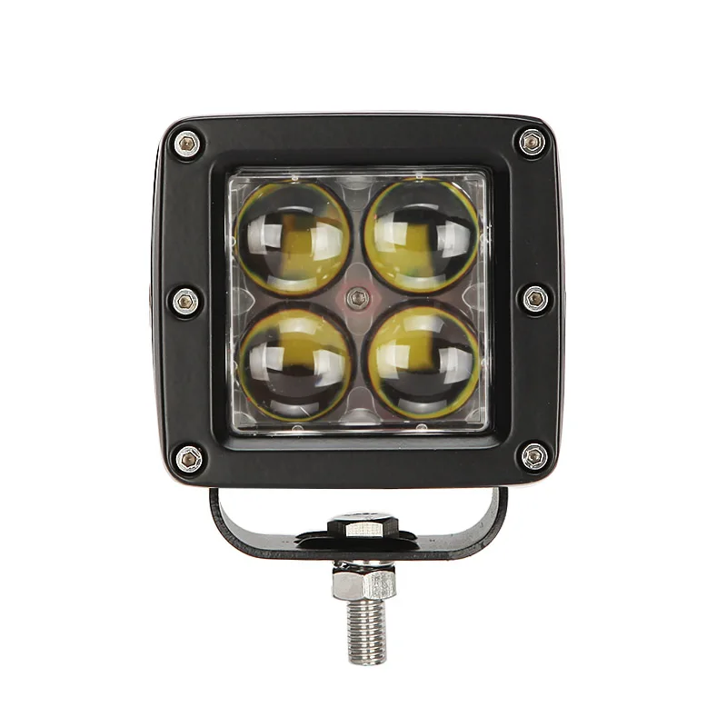 

ECAHAYAKU 3 Inch Cubes 12W LED Work Light 6000K IP67 Waterproof Dustproof for trucks jeeps off-roads ATVs 12v/24v Car LED Lamp