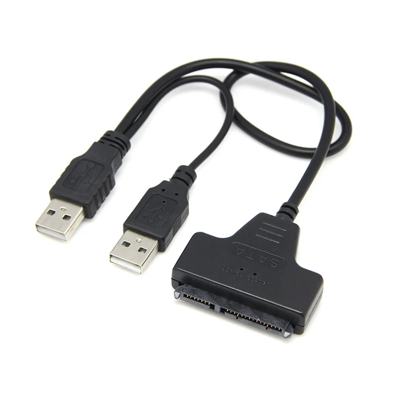 Кабель-конвертер USB 2 0 в SATA 22pin адаптер Кабели внешний жесткий диск для 5-дюймового
