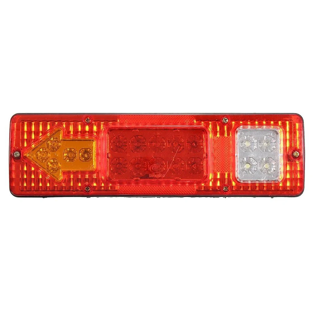 Durable Car Trailer Rear Tail Light Waterproof LED Lamp Turning Signal Stop Indicator 24V (Red) | Автомобили и мотоциклы