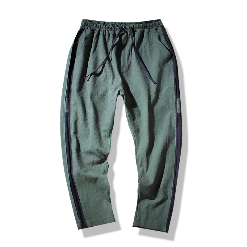 2021 Hot Fashion Street Jogger Pants Men Ankle-length Harem Striped Casual Sweatpants | Мужская одежда