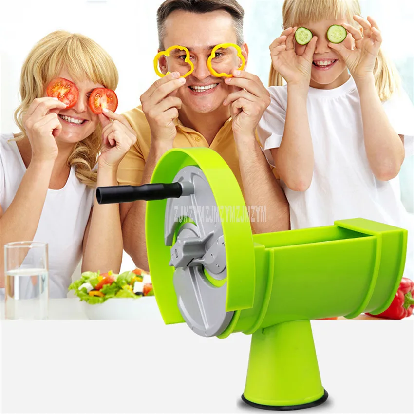 0.2-8mm Manual Fruit Slicing Machine Lemon Potato Vegetable Round Slicer Phopper Cutter Commercial/Household Use Kitchen Gadgets | Дом и сад