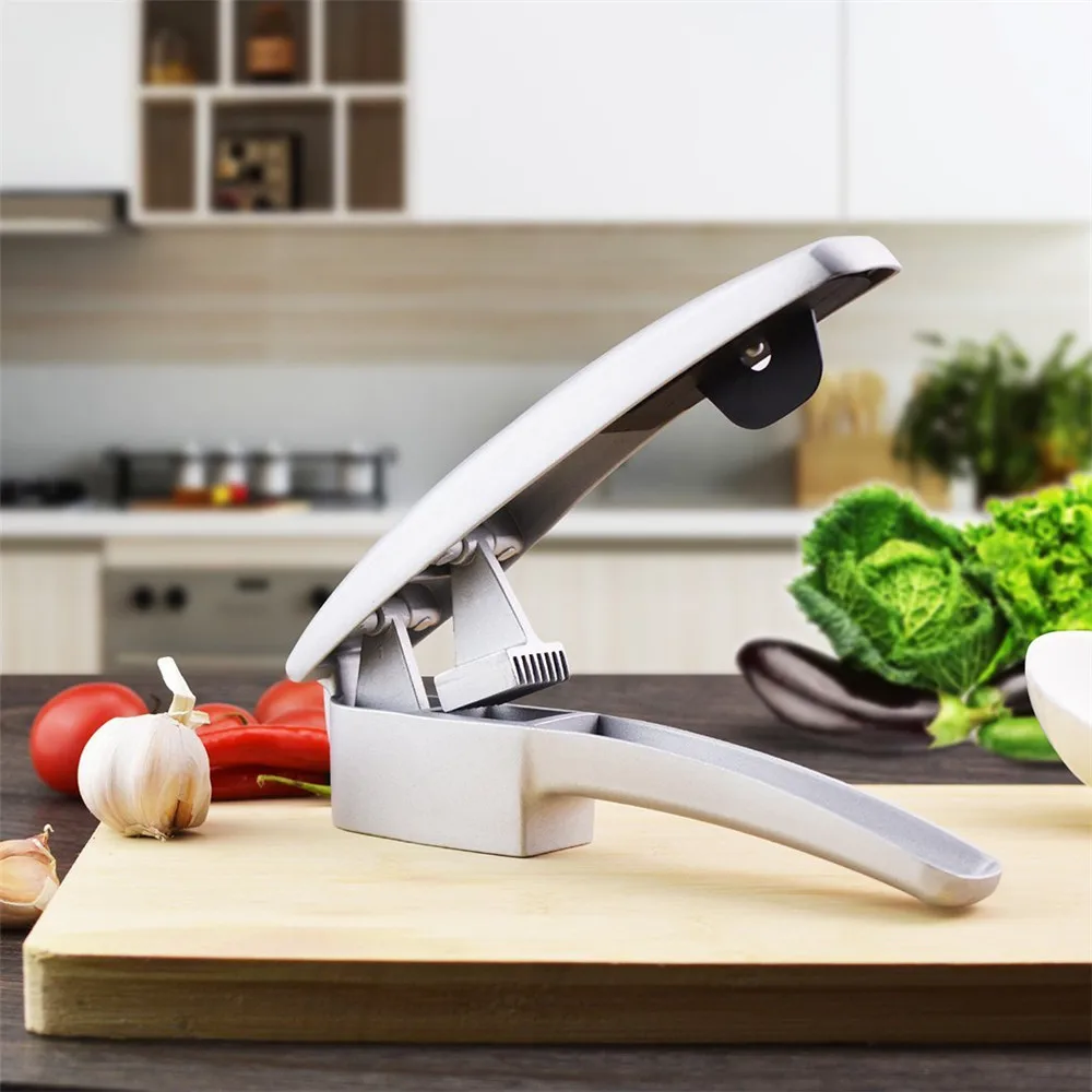 Чеснок Пресс и слайсер 2 в 1 Алюминиевый чеснок имбирь мясорубка ломтерезка с