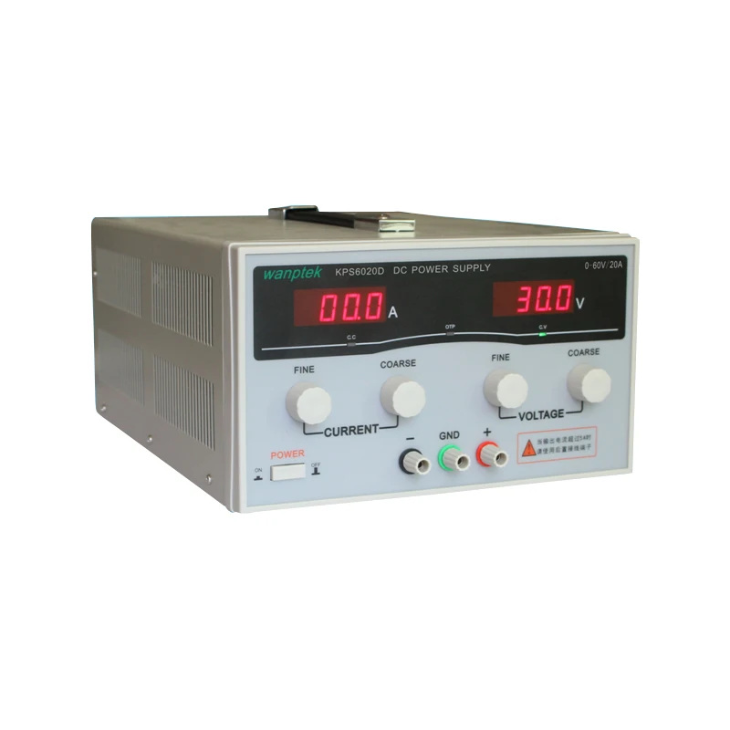 KPS6020D Высокоточный высокомощный регулируемый светодиодный двойной дисплей