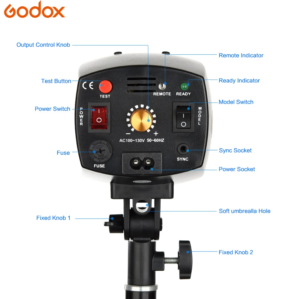 GODOX K-150A K150A K180A K-180A 180WS 150Ws Портативный Мини Мастер Студия Вспышка освещение