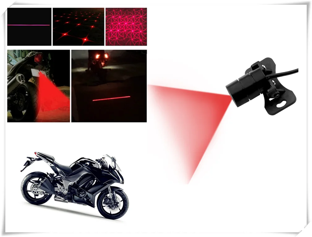 Car and motorcycle LED laser fog light signal personality for Kawasaki D-TRACKER125 KLX150S KLX250 D-TRACKER KDX125-250 |