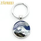 Брелок TAFREE Mount Everest с пейзажем, Снежная гора, красивый пейзаж, искусство, фотография, брелок с цепочкой, ювелирные изделия ZM08