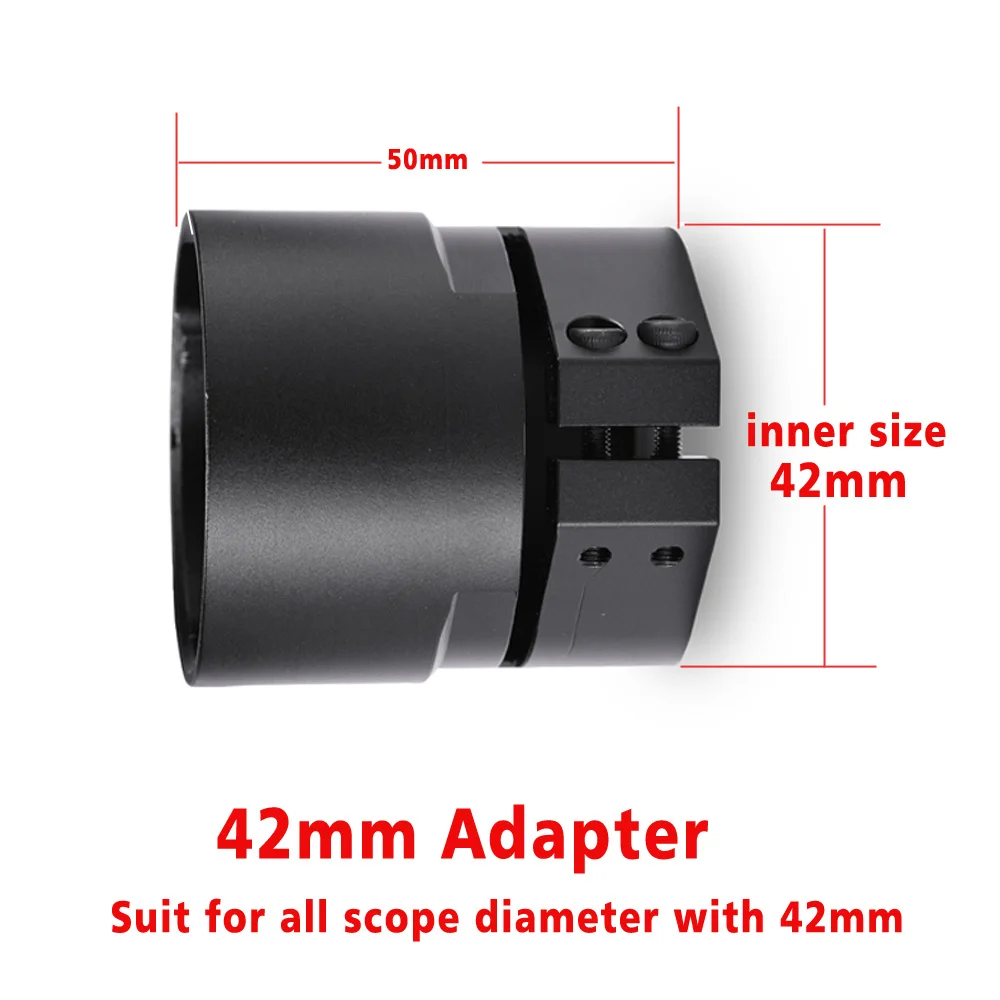 42mm Adapter Цифровой Ночное видение адаптер Sleave 42/45/48 мм, 3 размера, байонет подходит для NV007 Ночное видение 48 мм кронштейн - Цвет: 42mm Adapter