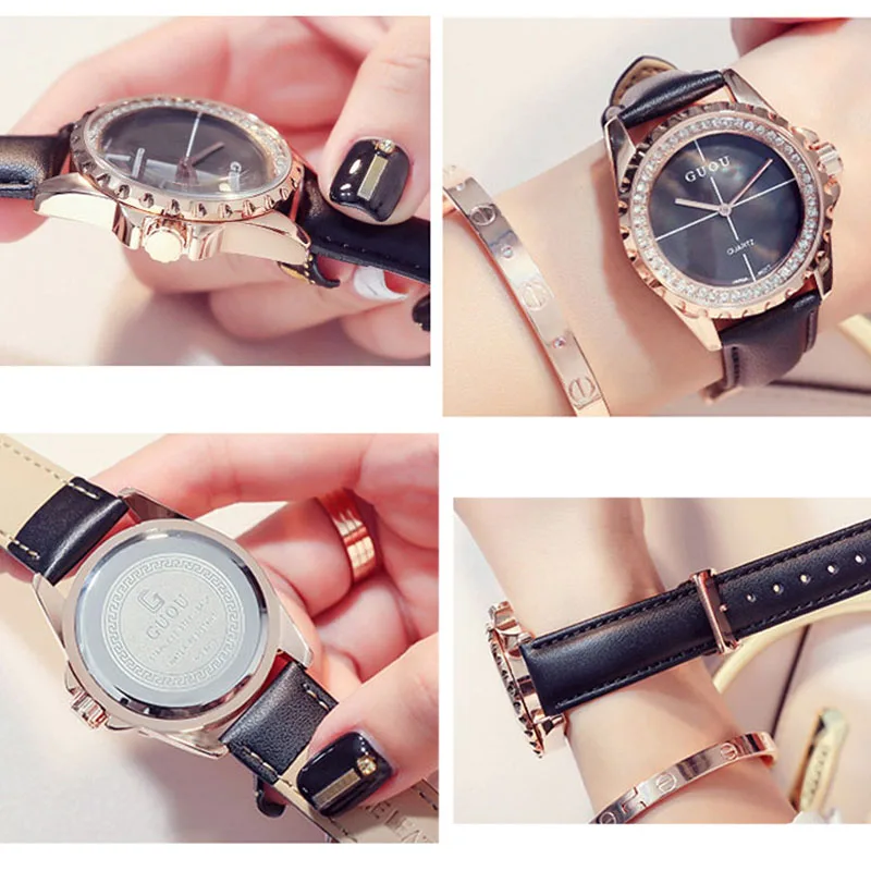 

2018 Woman Lady Wrist Watch Clock Crystal Simple Women Watch Classic Luxury Brand Female Ladies Watch For Women Relogio Feminino