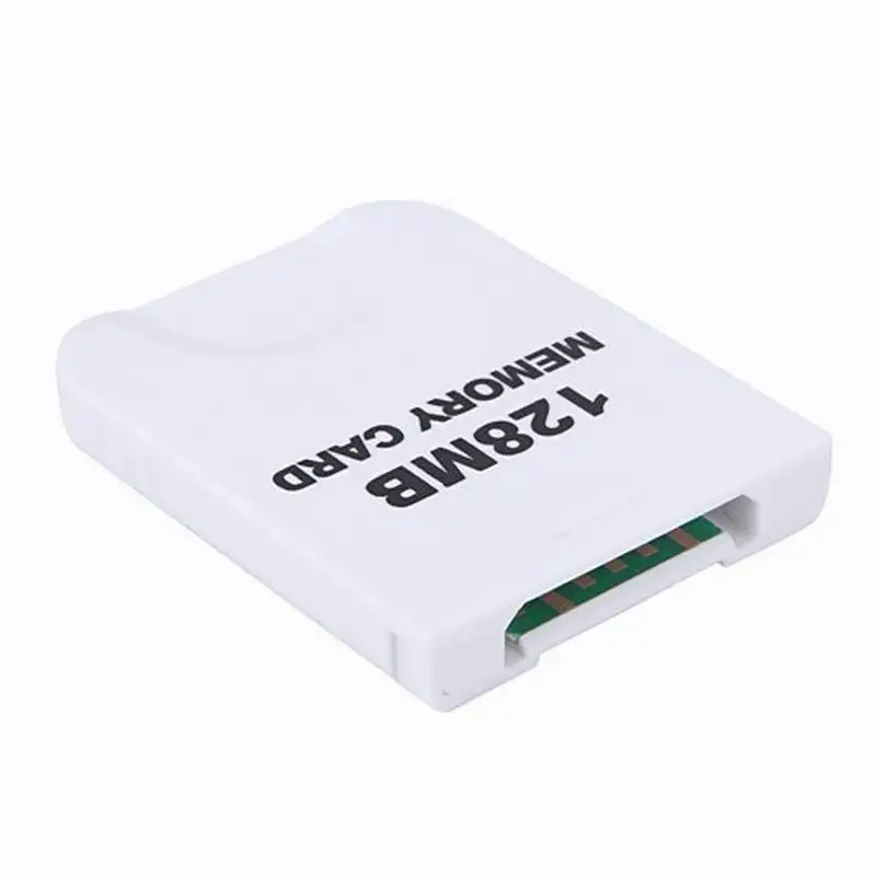 Белая карта памяти 128 Мб совместима с консолью Wii & Gamecube|card|card cardcard memory |