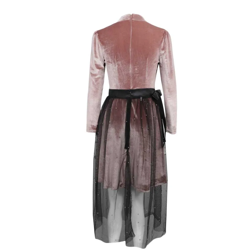 Новинка лета 2018 модный винтажный шифоновый цветочный бархатный свитер в