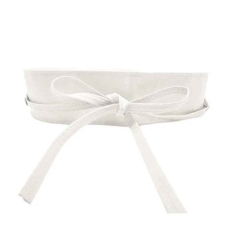 Ремень женский из мягкой кожи широкий с узлом 9 цветов | Аксессуары для одежды