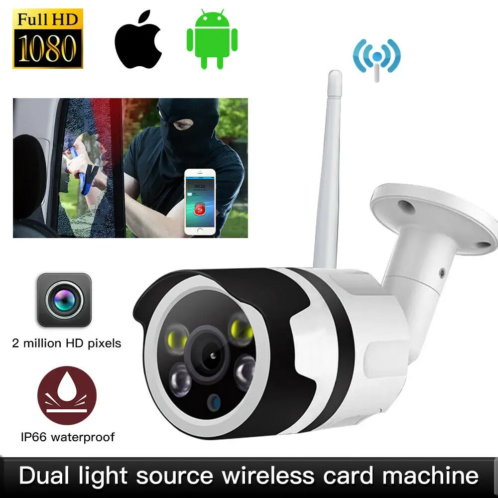 Беспроводная Wi Fi IP камера 1080P HD Сетевая ip сетевая видеонаблюдения на улице