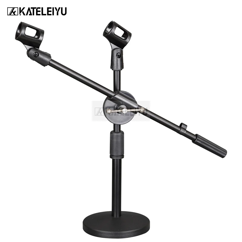 NB-219 Microphone stand Non-slip feet Durable metal construction Folding desktop | Электроника