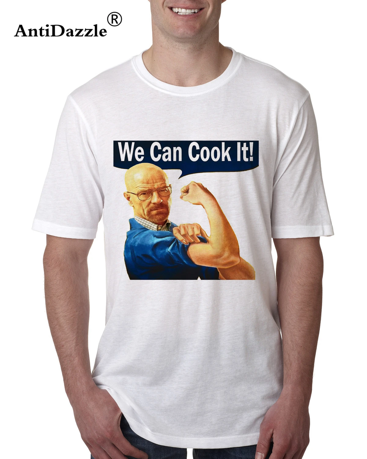 Antidazzle Новые поступления Breaking Bad We Can Cook It Walter White Мужская футболка heisenberg мужские