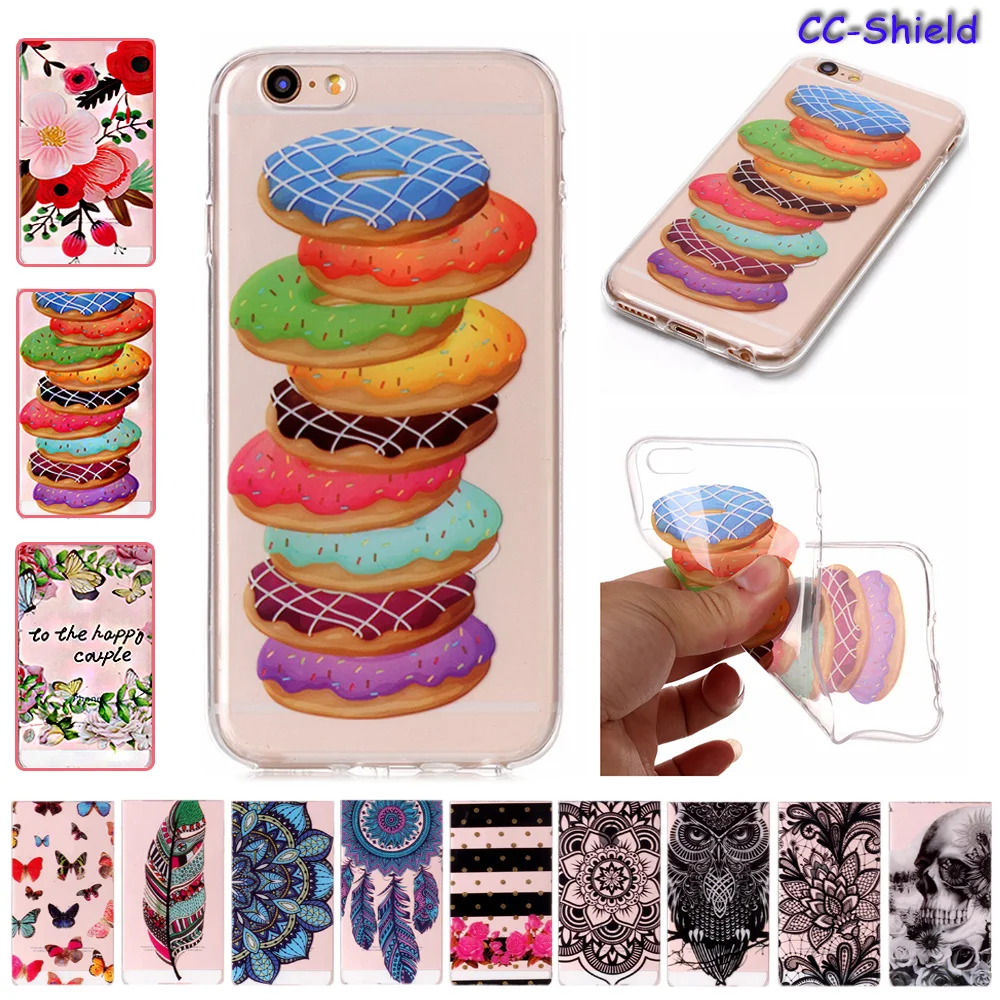 Soft TPU Case for Apple iPhone 6 6S 4.7'' inch Transparent Silicone Phone Cases Cover i iPhone6 case |