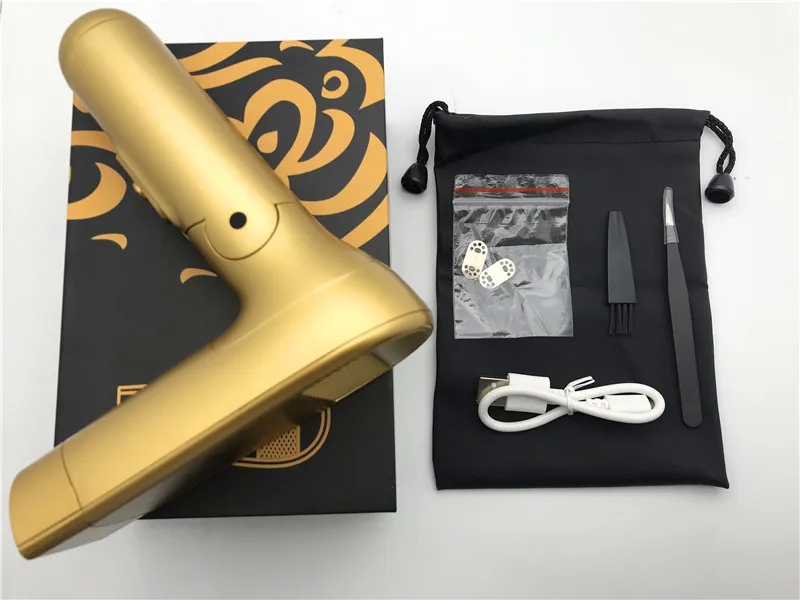 Gold Портативная мини USB мощная зажигательная горелка электрическая Bakhoor перезаряжаемая для мусульманского праздника Рамадан Dukhoon арабский ладан можно сложить - Цвет: Gold