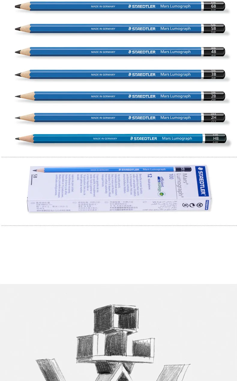 Staedtler карандаш письмо и рисование Lapices черный карандаш Школа Офис мульти-размер Lapices De Profesionales