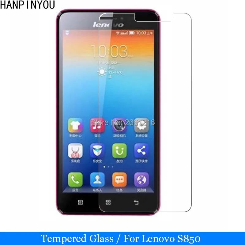 Закаленное стекло 9H 2.5D Премиум Защитная пленка для Lenovo S850 S 850 S850T 5 0&quot|screen protector