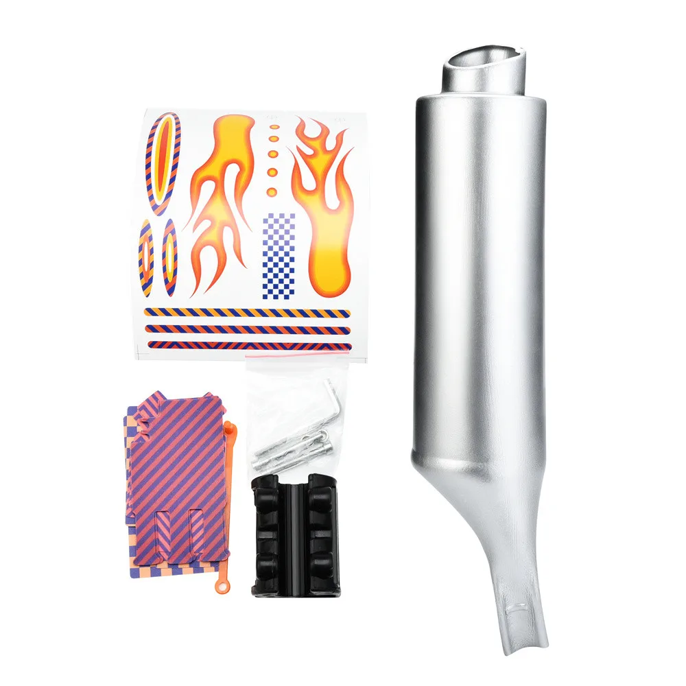 High quality Bike Turbo Pipe Exhaust System Sound Motorcycle Megaphone Cover Portable Durable accessories | Спорт и развлечения