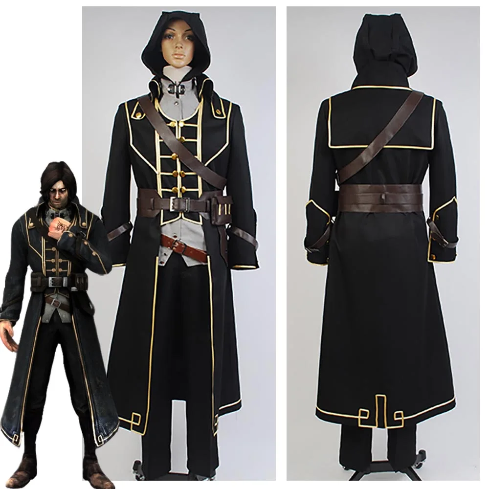 

Dishonored Corvo Attano Cosplay Costumes For Adult Men Halloween Costume Full Set Custom Made
