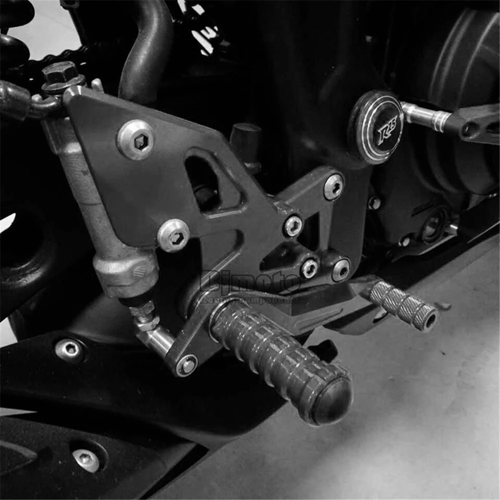 BJMOTO мотоцикл части R3 R25 YZF3 алюминий CNC задние наборы подножки задний Набор для Yamaha YZF R25 2013- YZF-R3